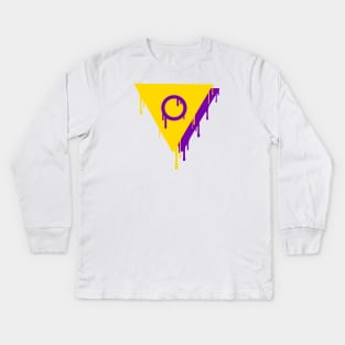 Intersex Pride Kids Long Sleeve T-Shirt